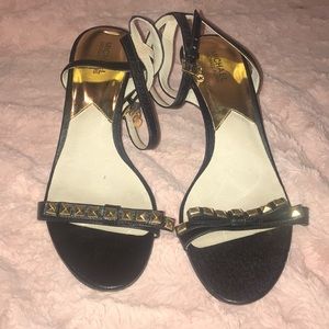 Black Leather Sandal